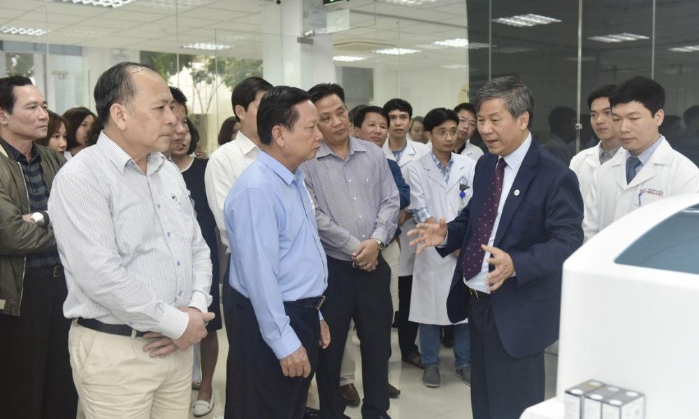 GS. AHLĐ Nguyễn Anh Trí chia sẻ về hệ thống trang thiết bị tại Trung tâm MEDLATEC Hòa Bình.