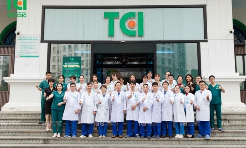 Đội ngũ bác sĩ tại Phòng khám Đa khoa Thu Cúc Đại Từ thuộc hệ thống Thu Cúc TCI